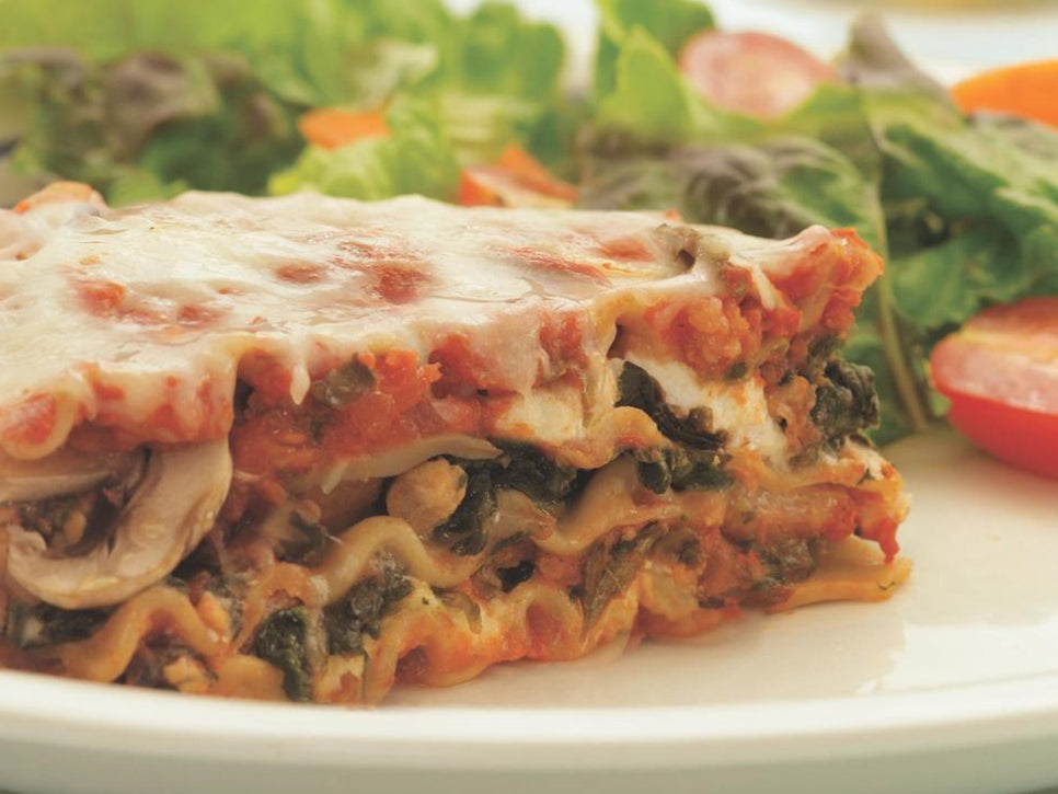 Sausage & Mushroom Lasagna