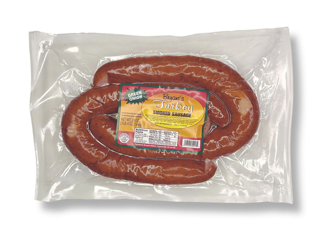 Bryant's Turkey Green Onion Smoked Sausage 6-Pack
