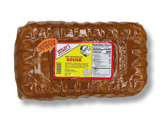 Bryant's Loaf Souse Hot/4 pk