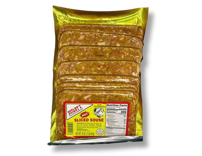 Bryant's Hot Sliced Souse 6-Pack