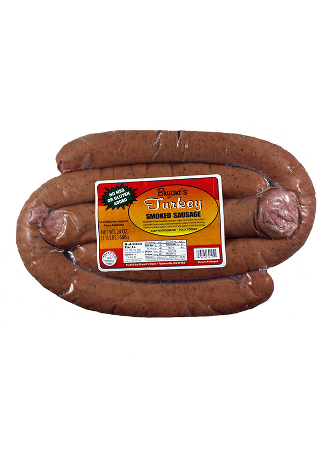 Bryant's Turkey Smoked Sausage 6-Pack